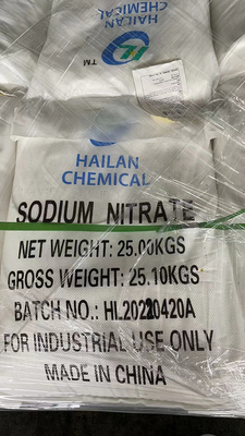 Άσπρη κατηγορία 5 νιτρικών αλάτων νατρίου κρυστάλλου NaNO3 επικίνδυνο Chmeicals