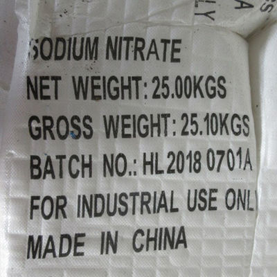 Αγνότητα 99,3% νιτρικών αλάτων νατρίου λιπάσματος NaNO3 7631-99-4
