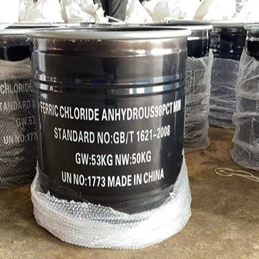 Χλωριούχο σίδηρο άνυδρο 50 kg/τυμπανο Μαύρο πράσινο σκόνη