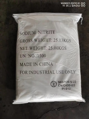 NaNO2 Νιτρύτης νατρίου 27 MT / 20 GP 25 KG/ BAG Χρησιμοποιείται ως βοηθός βαφής