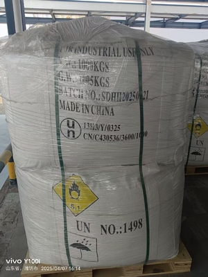 1000 KG / BAG Νιτρικό νάτριο NaNO3 Λευκή σκόνη που χρησιμοποιείται ως χημικός επεξεργαστής