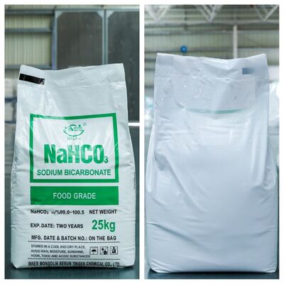 Χρονοδιάστημα διατήρησης 2 έτη Νάτριο Bicarbonate Baking Soda Fine Powder Τελωνειακός κώδικας 28363000 Βιομηχανική ποιότητα Πολυτελές χημικό συστατικό